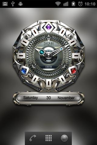 SNOW Luxury Clock Widget Screen 3