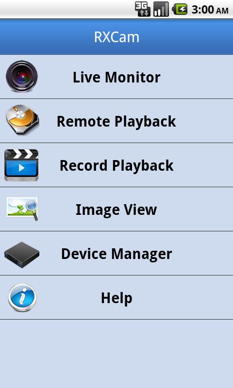 Android application RXCamPro screenshort