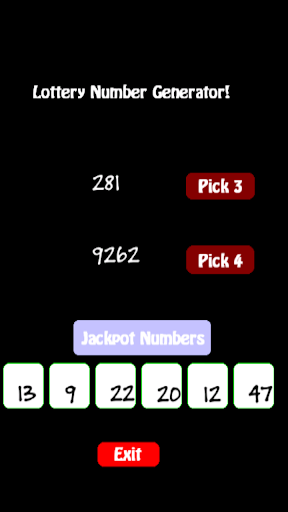 My Lottery Number Generator