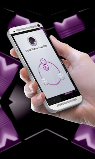 Digital Purple TouchPal Theme