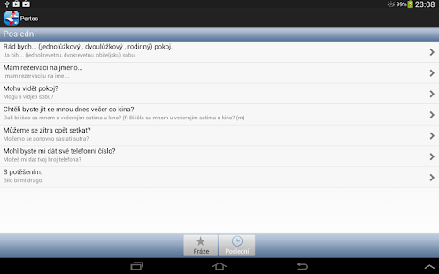 PortosDicty Czech Croatian Screenshots 3