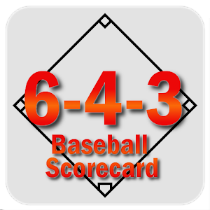 6-4-3 Baseball Scorecard
