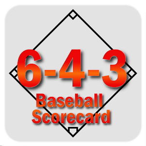 6-4-3 Baseball Scorecard