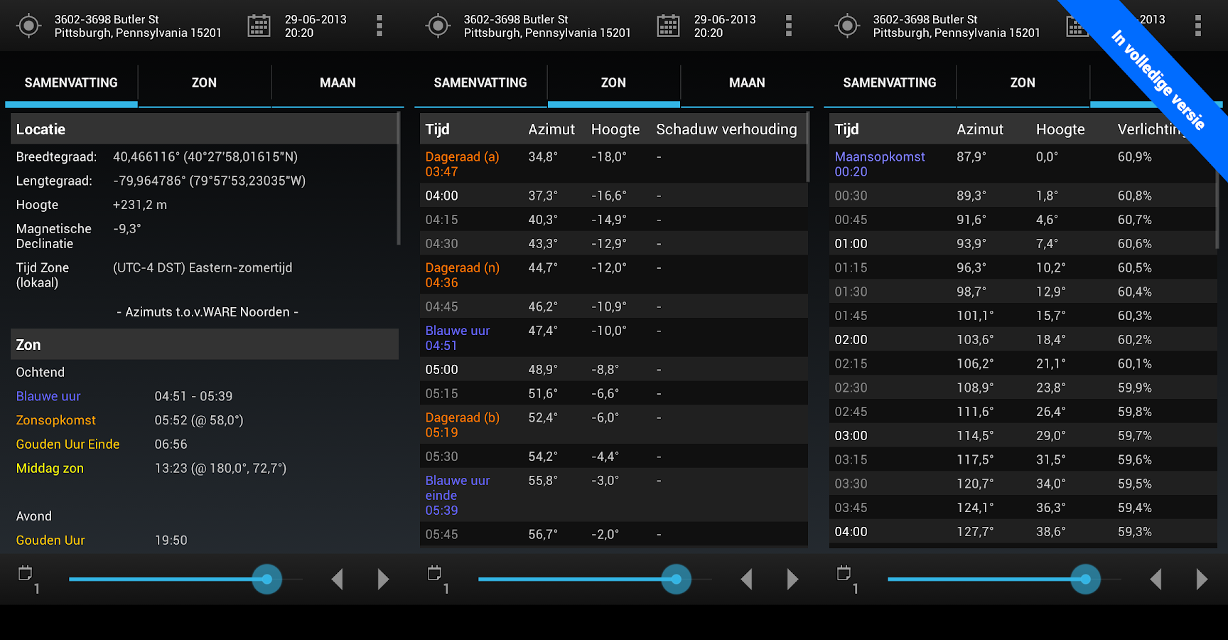 Sun Surveyor Lite Androidapps op Google Play