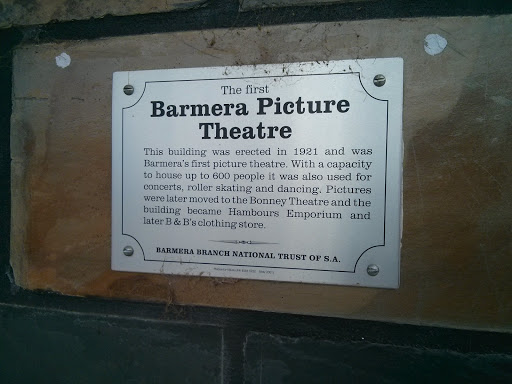 The First Barmera Picture Theatre