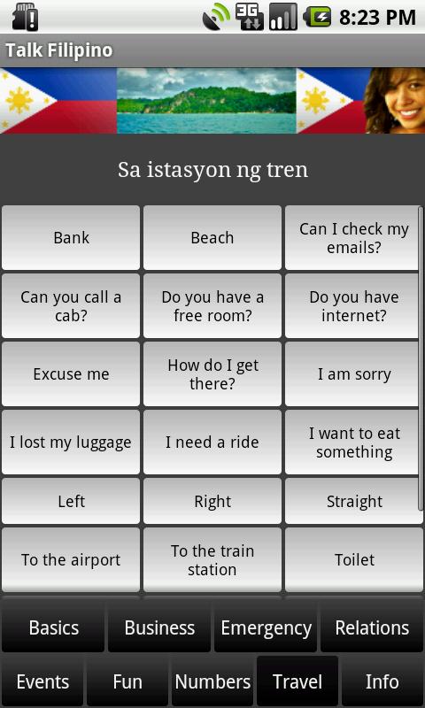 Talk Filipino Screen 2