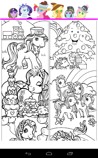 Pony Pony Friendship Coloring