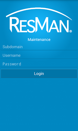 ResMan Maintenance