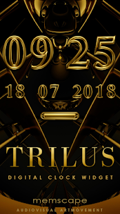 TRILUS Digital Clock Widget