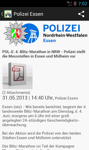 【免費新聞App】Polizei Essen - Presse-APP點子