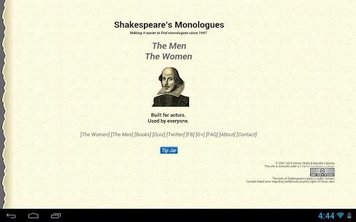 【免費書籍App】Shakespeare's Monologues-NoAds-APP點子