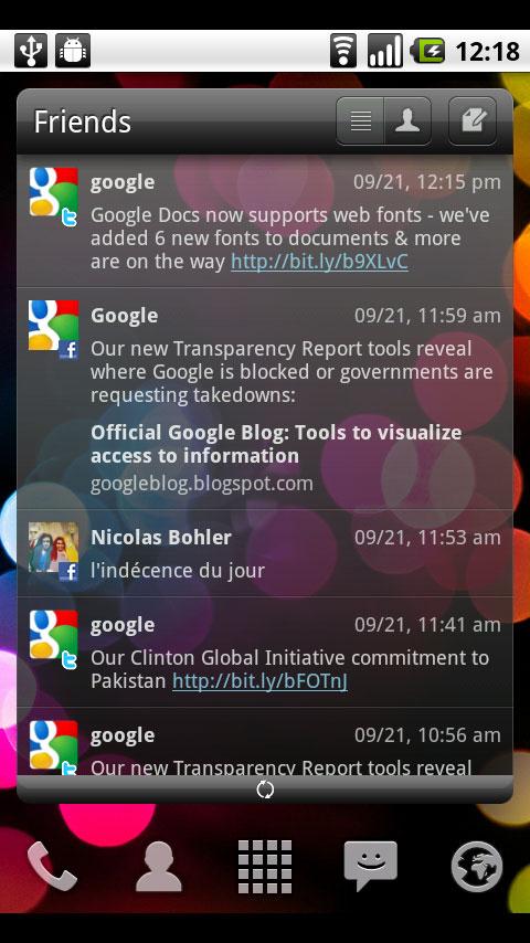LauncherPro Plus Unlocker Screen 1