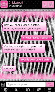 How to install Diva Zebra Go SMS Theme lastet apk for android