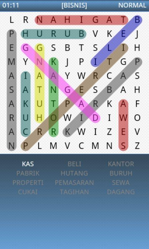 Cari Kata Screen 3