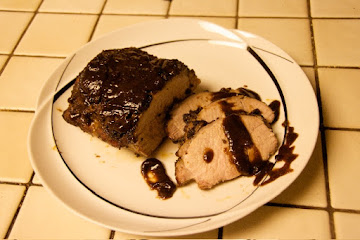 Caribbean Roast Pork with Rum Sauce