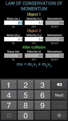 Momentum Calculator