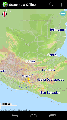 Offline Map Guatemala