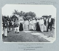 Huldebetoon a/d Gouverneur op Onoribo (8 nov. '95)