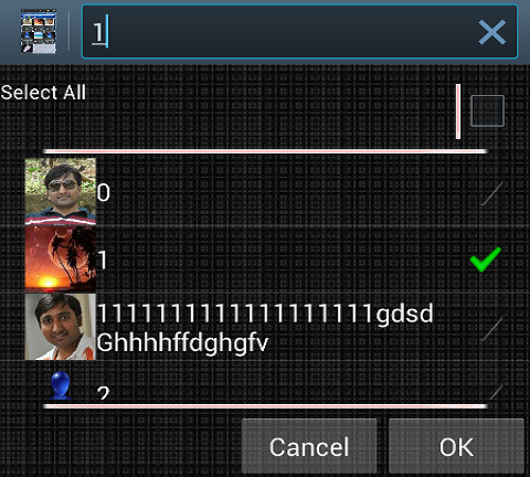 Favorite Contact Widget Screen 2