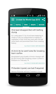 Lastest Cricket App for World Cup 2015 APK for Android