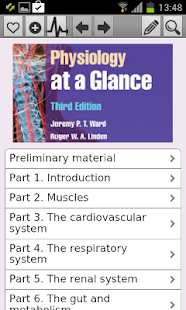 Android application Physiology at a Glance, 3ed screenshot