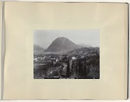 Gezicht op Lugano en de Monte Salvatore