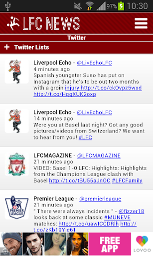 【免費運動App】LFC News-APP點子