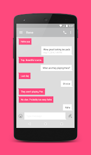 Lastest EvolveSMS Theme Pink Cards APK