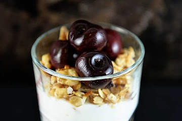 Roasted Cherry Parfait Recipe