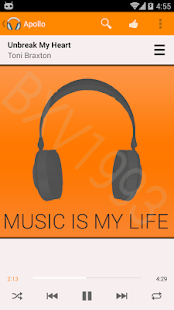 download Apollo Theme: PLay Music Light free