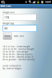 Free BMI Calc APK for Android