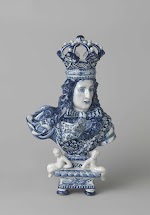 Borstbeeld van stadhouder-koning Willem III. Delft, ca. 1695-1700