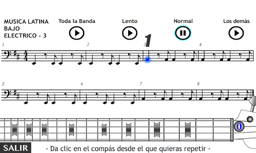 【免費音樂App】Bajo Eléctrico Latino - Básico-APP點子
