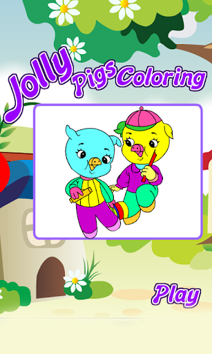 Coloring Jolly Pigs