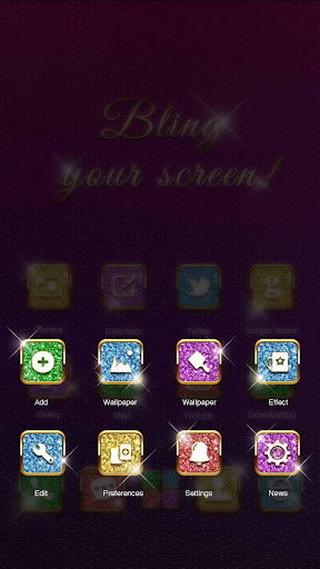 【免費個人化App】Bling Your Screen GO Theme-APP點子