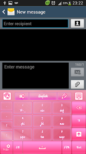 GO Keyboard Pink Satin Screenshots 10