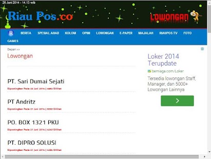 Download Lowongan Kerja di Riau on PC - choilieng.com