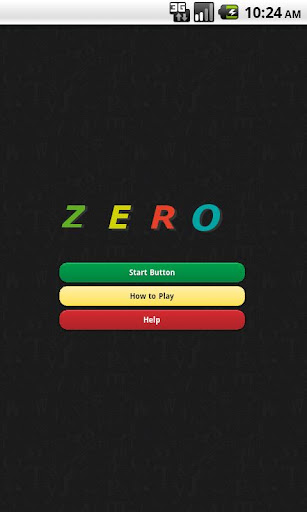 Zero - The Math Game