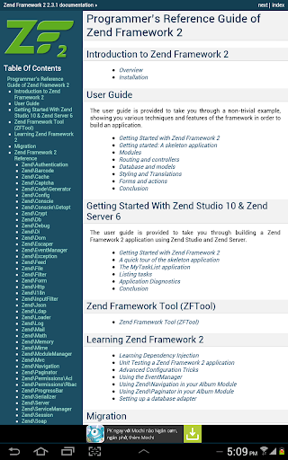 【免費書籍App】Zend Framework 2 Documentation-APP點子