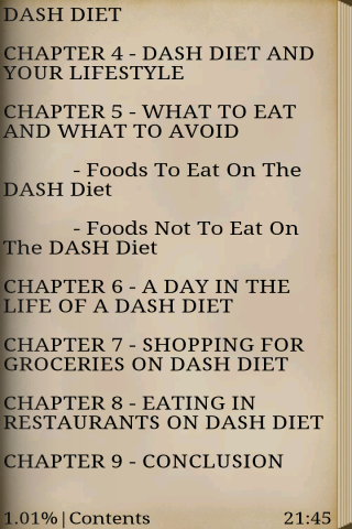 【免費書籍App】DASH Diet For Weight Loss-APP點子