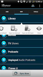 iSyncr for iTunes - PC - screenshot thumbnail