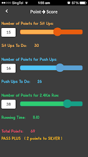 IPPT Calculator Screenshots 1