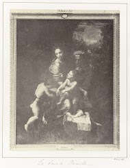 Fotoreproductie van schilderij door Rafaël, voorstellend de Heilige Familie (La Perla)