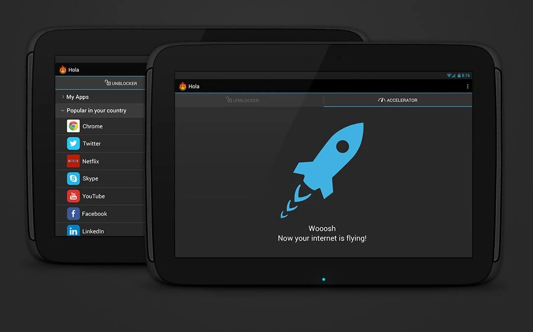 Hola Free VPN - screenshot
