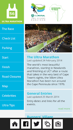 【免費運動App】Two Oceans Marathon 2014-APP點子