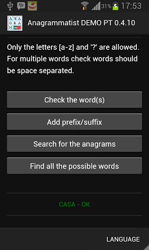【免費解謎App】Anagrammatist DEMO PT-APP點子