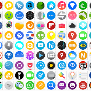 Holo Colors Theme 1100+ icons 1.3 Full Apk Download