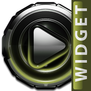 Poweramp widget Olive Glow logo