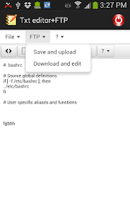 Text editor+FTP