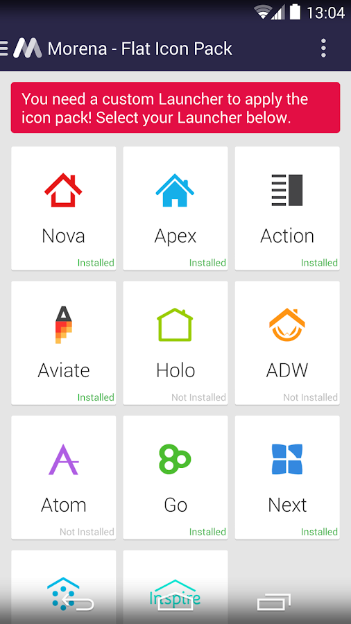 Morena - Flat Icon Pack - screenshot